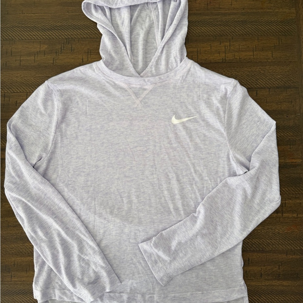 Nike Heather Purple/Gray Light fitted Hoodie